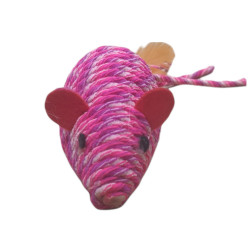 animallparadise Rato rosa BIBI 18 cm. Brinquedo de gato. Jogos