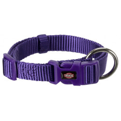 Collier nylon Collier Premium taille L-XL, couleur violet pour chien.