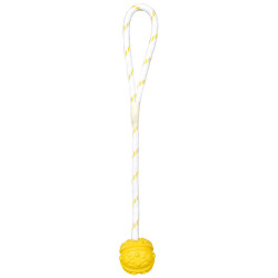animallparadise Gioco d'acqua Palla su una corda, Dimensione: ø 4,5/35 cm, colore casuale, per il vostro cane. Set di corde p...