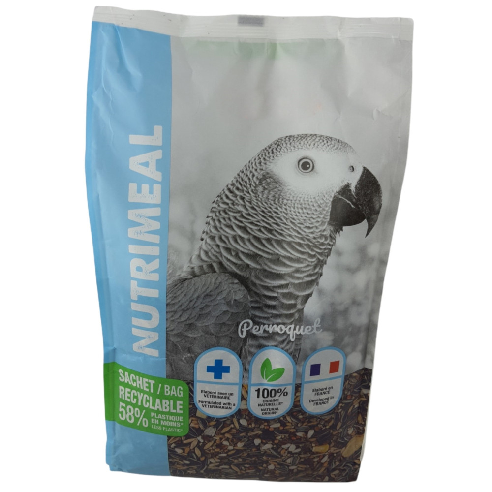 animallparadise Nutrimeal Parrot Seeds - 2,25Kg. Semente alimentar