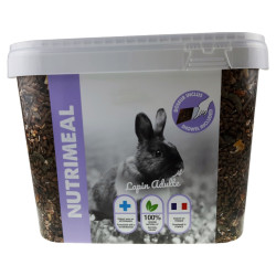 animallparadise Pellets de coelho adulto (6 meses ou mais) balde de nutrientes - 6kg. Comida para coelhos