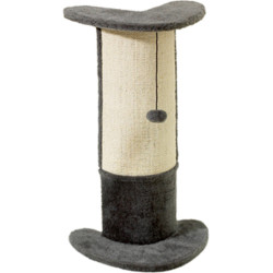 animallparadise Santo Corner Scratching Post. 29 x 21 x 71 cm. Grey. For cats. Scratchers and scratching posts