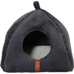 Igloo chat Abri Igloo PALOMA 39x38x32 cm Couleur gris pour chat.