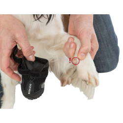 animallparadise Walker Botas protectoras activas, Tamanho: XS-S, para cães. Bota e meia