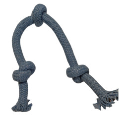 animallparadise COSMIC-Seil mit 3 Knoten, Größe ø 2 cm x 47 cm, Hundespielzeug. Seilspiele für Hunde