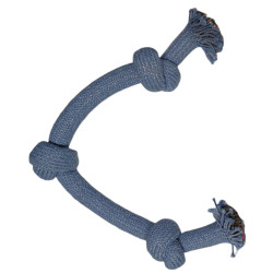 animallparadise COSMIC-Seil mit 3 Knoten, Größe ø 3 cm x 50 cm, Hundespielzeug. Seilspiele für Hunde