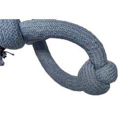 animallparadise Cuerda COSMIC 3 nudos, tamaño ø 3 cm x 50 cm, juguete para perros. Juegos de cuerdas para perros