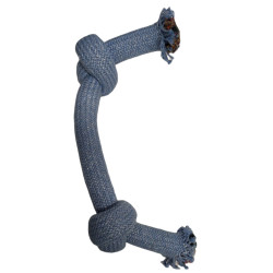animallparadise COSMIC rope 2 knots, size ø 3 cm x 35 cm, dog toy. Ropes for dogs