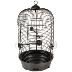 Cages oiseaux Une cage perruche SANNA II, noir ø 34 x 67 cm.