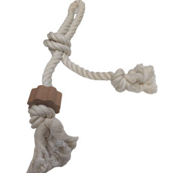 animallparadise Cuerda con asa salvaje, tamaño ø 1,5 cm x 35 cm, juguete para perros. Juegos de cuerdas para perros