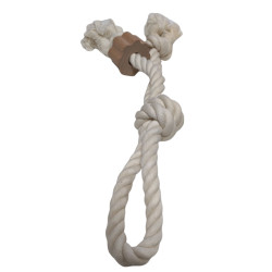 animallparadise Corda de cabo selvagem, tamanho ø 1,5 cm x 35 cm, brinquedo de cão. Jogos de cordas para cães