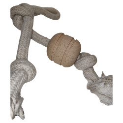 animallparadise Wild Mix rope handle, size ø 1.2 cm x 35.5 cm, dog toy. Ropes for dogs