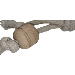 animallparadise Corda Wild Mix com cabo, tamanho ø 1,2 cm x 35,5 cm, brinquedo para cão. Jogos de cordas para cães