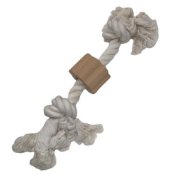 animallparadise Seil Wild 2 Knoten, Größe ø 2 cm x 34 cm, Hundespielzeug. Seilspiele für Hunde