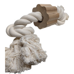animallparadise Seil Wild Giant 2 Knoten, Größe ø 3 cm x 42cm, Hundespielzeug. Seilspiele für Hunde