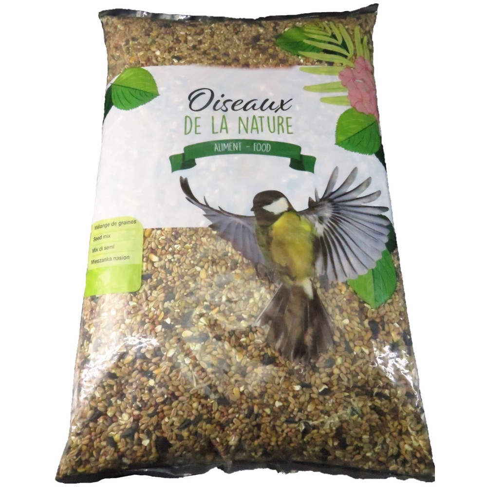 animallparadise Mieszanka nasion dla ptaków ogrodowych. Worek 5 kg. Nourriture graine