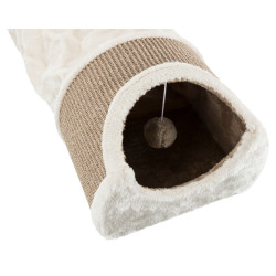animallparadise Túnel de arañazos para gatos, tamaño: 110 × 30 × 38 cm Rascadores y postes de rascado
