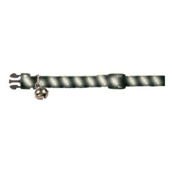 animallparadise Nylon kattenhalsband met reflecterende strepen, willekeurige kleur. Halsketting