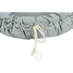 animallparadise Felia cama e almofada cinzenta ø 50 cm para cão pequeno Almofada para cão