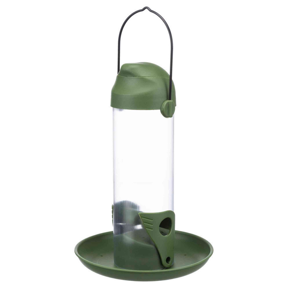 animallparadise Alimentador de pássaros ao ar livre, 500 ml / 22 cm Alimentador de sementes