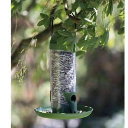 animallparadise Comedero para pájaros de exterior, 500 ml / 22 cm Alimentador de semillas