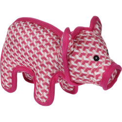 animallparadise Porquinho Rosa de Coisas Fortes 26 cm. para cães. Brinquedos de mastigar para cães