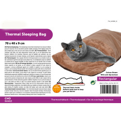 Couchage Sac de couchage thermique pour chat. 70 x 40 x 9 cm