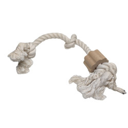 animallparadise Seil Wild 3 Knoten, Größe ø 2 cm x 51 cm, Hundespielzeug. Seilspiele für Hunde