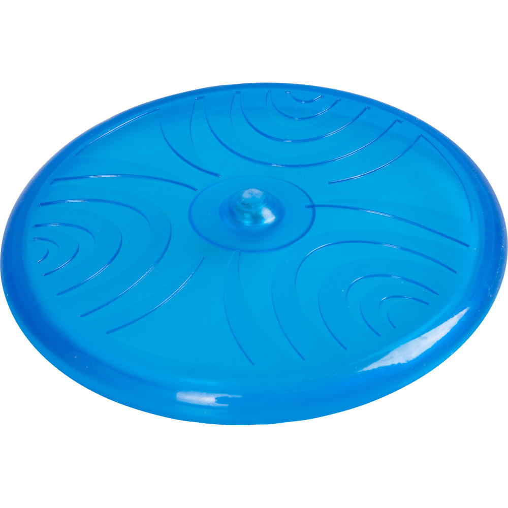animallparadise TPR disco volante giocattolo ø 20 cm blu + LED. Per i cani. Frisbee per cani