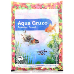 animallparadise Grava con purpurina arco iris neón 1 kg acuario Suelos, sustratos