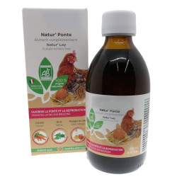 animallparadise Natur' Ponte, pienso complementario para gallinas 250 ml. Complemento alimenticio