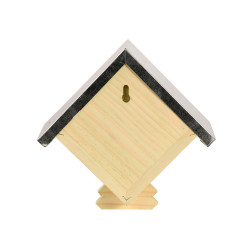 animallparadise Kwadratowy domek dla pszczół, wysokość 18 cm. Abeilles