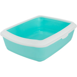 animallparadise Litter box Classic, color mint/white for cats. Litter boxes