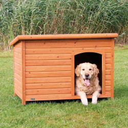 animallparadise La clásica casa del perro. Tamaño L. 116 x 82 x 79 cm. para perros tipo Golden Retriever. Casa del perro