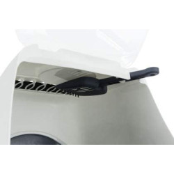 animallparadise Vico Open Top Cat Toilet House. grey and white. for cats. Toilet house