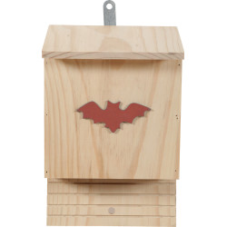 animallparadise Caixa de nidificação de madeira, altura 28,5 cm, para morcegos . cor aleatória morcego