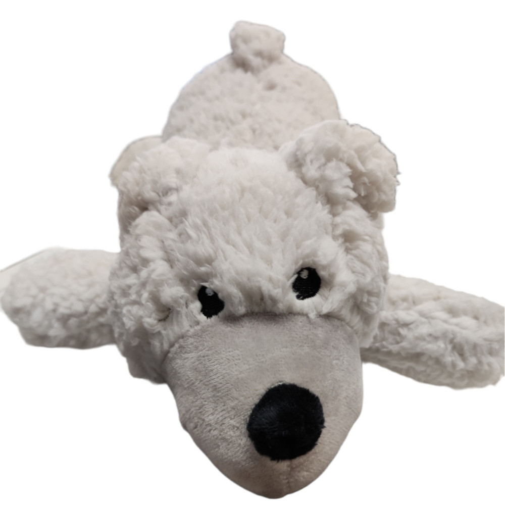animallparadise Brinquedo de cão com som, Be Eco bear Elroy, material reciclado. Peluche para cães