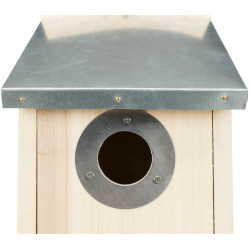 animallparadise Caja para estorninos, tamaño 18 x 31 x 16 cm / ø 4,5 cm. Casa de pájaros