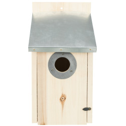 animallparadise Caja para estorninos, tamaño 18 x 31 x 16 cm / ø 4,5 cm. Casa de pájaros