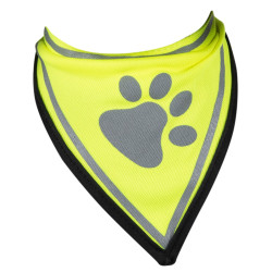 animallparadise Bandana reflectante. talla M-L, cuello máximo 37 cm. para perros. Seguridad de los perros