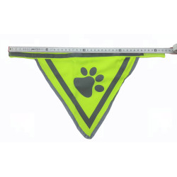 animallparadise Reflektierendes Bandana. Größe M-L, Halsumfang max. 37 cm. für Hunde. Sicherheit Hund