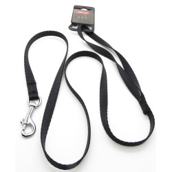animallparadise nylon leash, size 1 m 10 mm, black color, for dog. Laisse enrouleur chien
