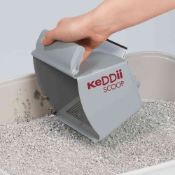 Trixie Pala de basura de aglomerado gris KeDDii scoop recogida de basura