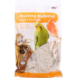 animallparadise Material de nidificação, algodão 50 g para as aves. Produto de ninho de aves