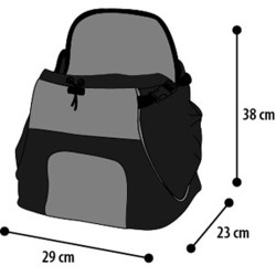 sacs de transport Sac ventral SYBIL 29 x 23 x 38 cm pour petit chien ou chat