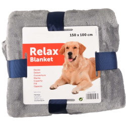 animallparadise Cobertor 150 x 100 cm. para cães. cor cinza manta de cão