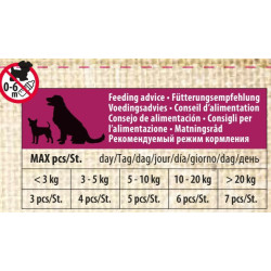 animallparadise Alimento para perros de pato y arroz, 150 g, sin gluten, Golosinas para perros