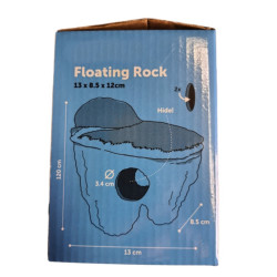 animallparadise Roca flotante S, tamaño 12 x 8,5 x 13 cm, decoración para acuarios Decoración y otros