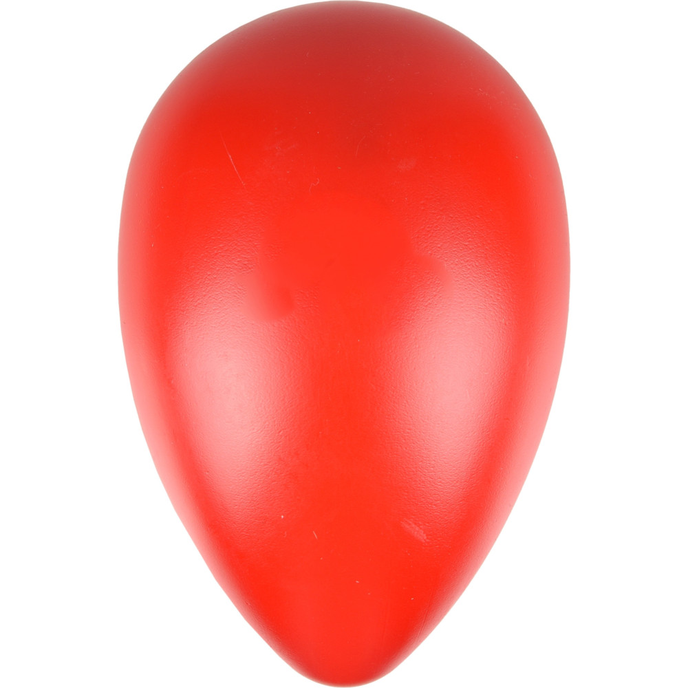 Balles pour chien Oeuf rouge en plastique dure, L ø 16,5 cm x 25 cm de hauteur Jouet pour chien