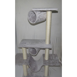 animallparadise Cat tree Amedeo. light gray color. height 140 cm. for cat. Cat tree